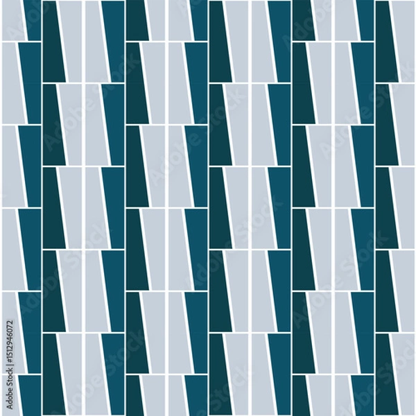 Fototapeta Vector seamless pattern with lines and geometric shape