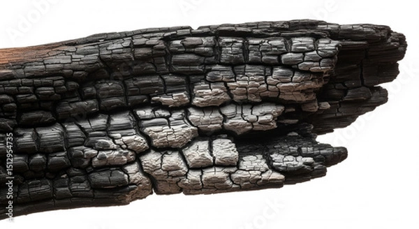 Obraz Charred Wood Texture