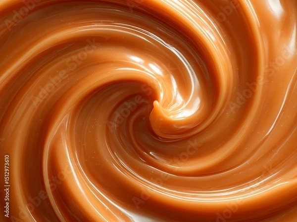 Fototapeta caramel swirl background 