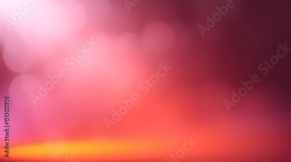 Fototapeta Soft Dreamy Atmosphere Reflective Gradient Background with Hazy Light and High Contrast Design.