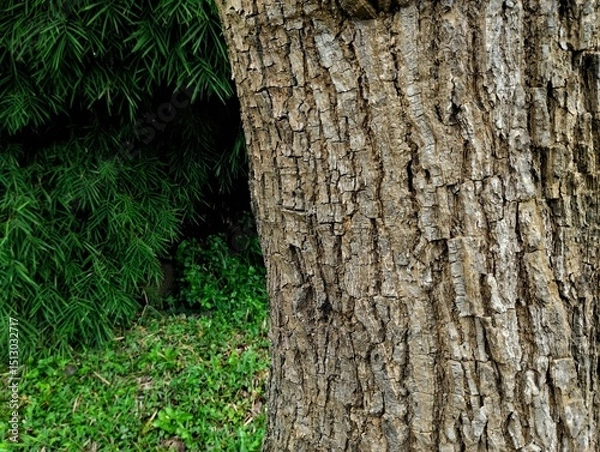 Fototapeta rough textured tree bark. natural background. texture effect