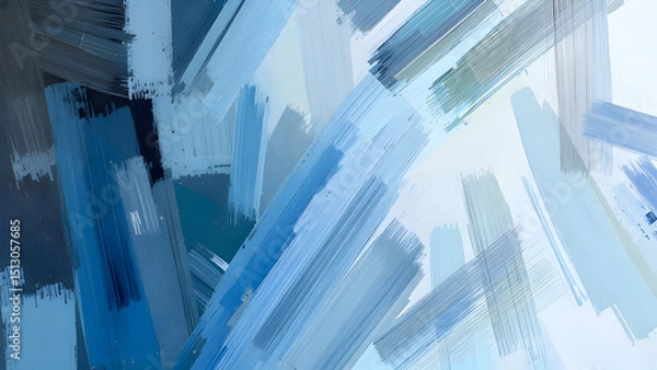 Fototapeta Abstract Blue Brushstrokes: Dynamic Paint Texture Close-Up.
Artistic Blue Strokes: Textured Abstract Painting.
Chaotic Blue Art: Textured Brushstrokes Close-Up.

