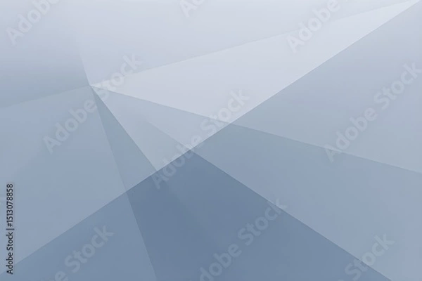 Fototapeta Light pastel soft pale dusty gray blue silver white abstract pattern background. Geometric shape. Line stripe angle facet triangle fold. Color gradient. Noise grain. Business, tech. Design. Minimal. 