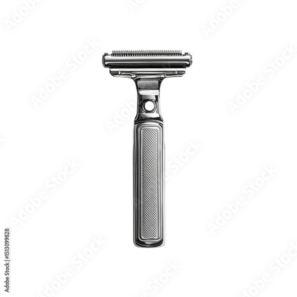 Fototapeta Chrome Safety Razor Close-up Product Shot
