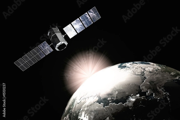 Obraz Satellite and earth