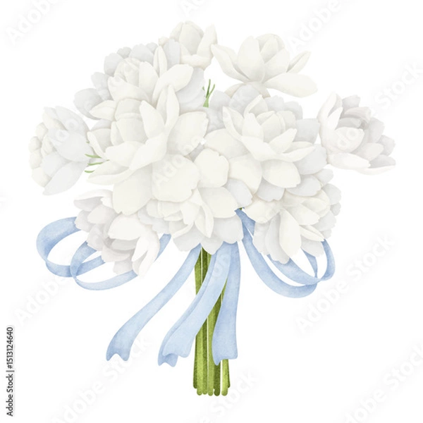 Obraz A Bouquet of White Jasmine