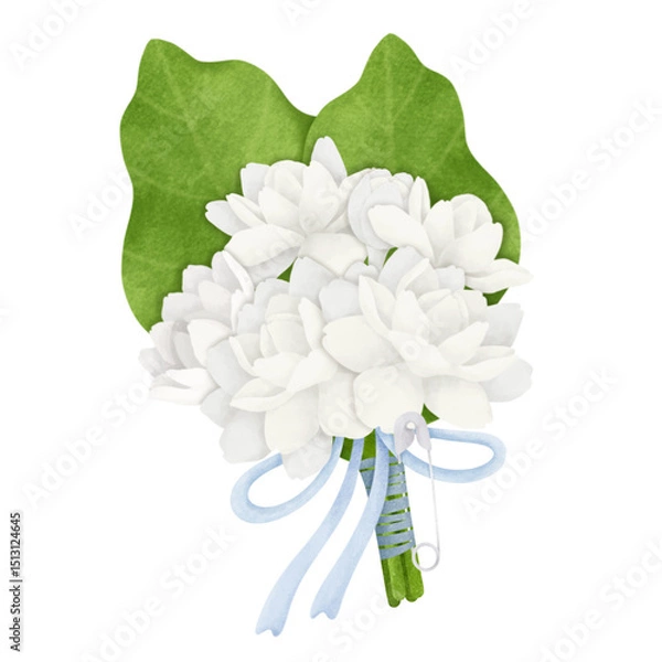 Obraz A Bouquet of White Jasmine