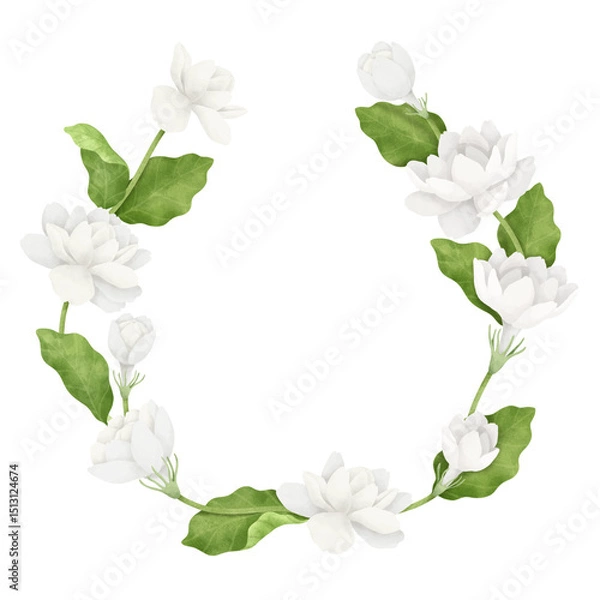 Obraz A Bouquet of White Jasmine