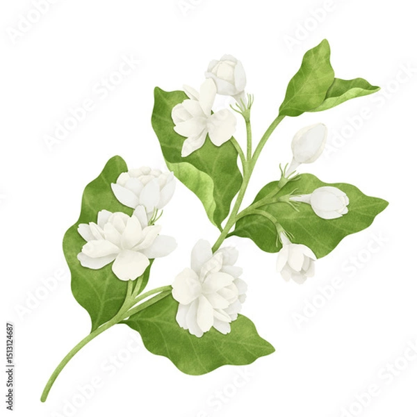Obraz A Bouquet of White Jasmine