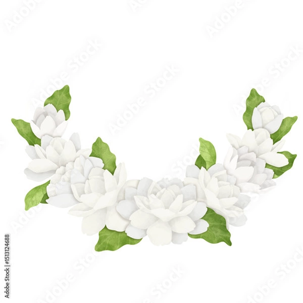 Obraz A Bouquet of White Jasmine
