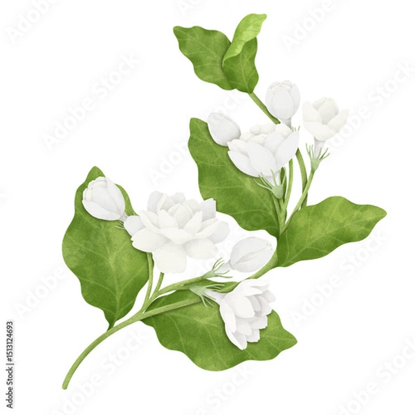 Obraz A Bouquet of White Jasmine