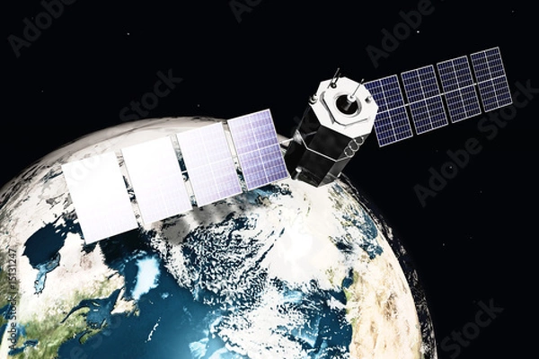 Obraz Satelite and earth