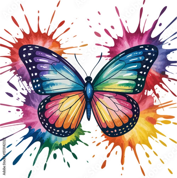 Obraz butterfly vector illustration