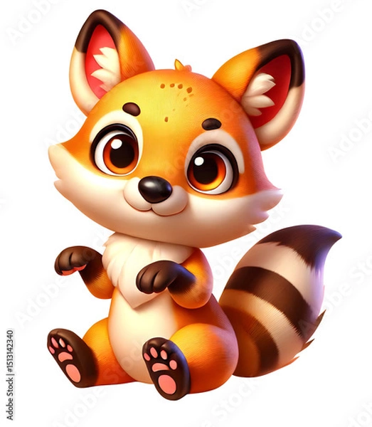 Obraz Jackal character illustration isolated on transparent background