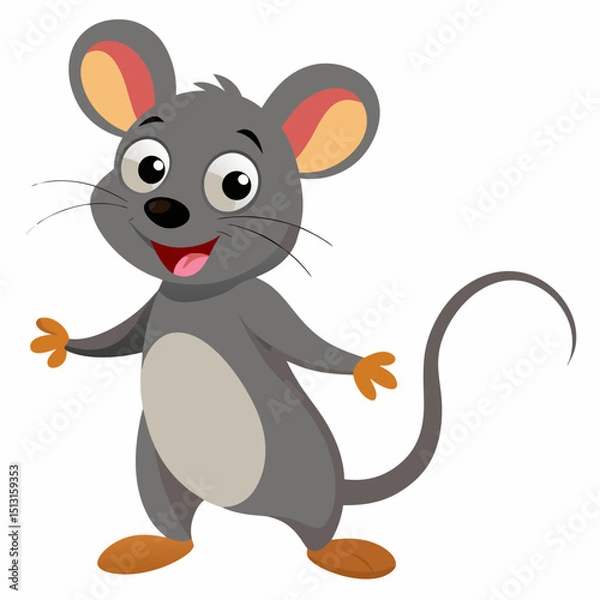 Fototapeta mouse and cheese