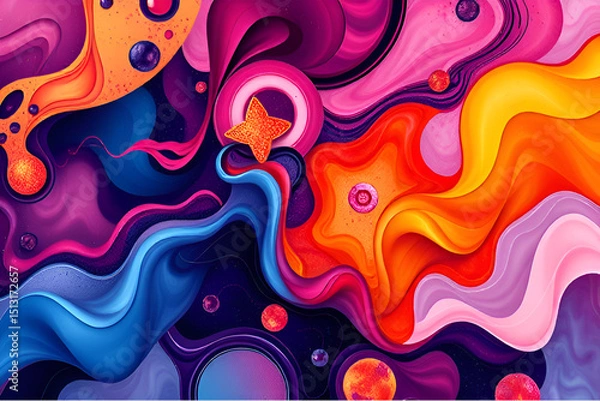 Obraz Wallpaper rainbow