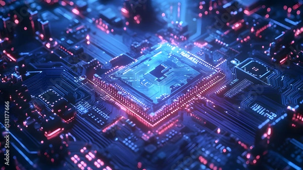 Fototapeta AI Chip Technology – Ascend Series for Artificial Intelligence Processing

