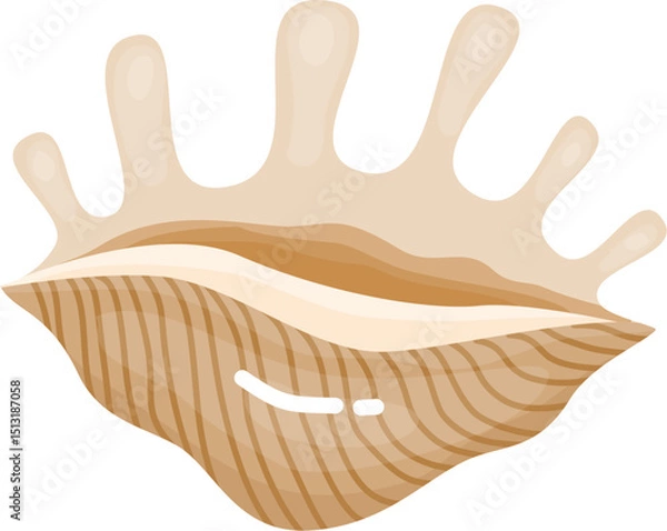 Obraz Seashell cartoon