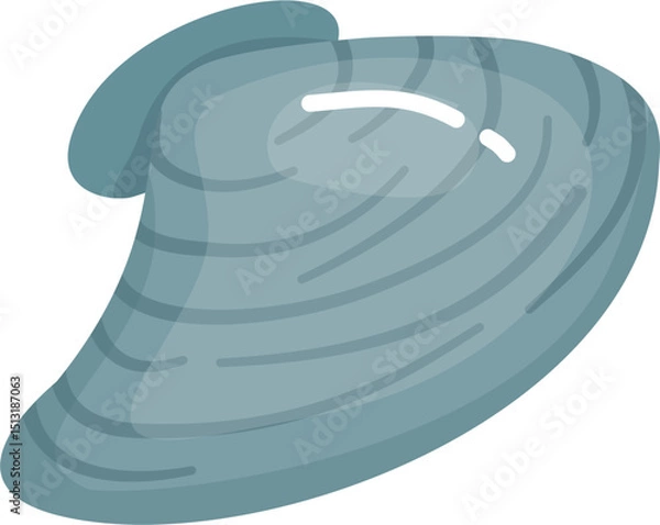 Obraz Clam Seashell illustration