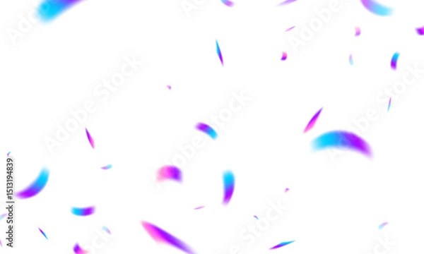 Obraz transparent confetti background colorful and beautiful Elegant sparkling light effect, vector illustration