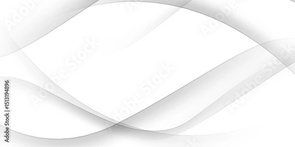 Obraz gray and white abstract background modern vector illustration