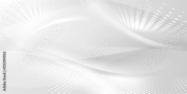 Obraz gray and white abstract background modern vector illustration
