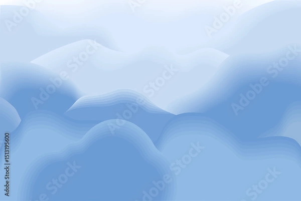 Obraz Cloudy Abstract Gradient Landscape with Soft Tones