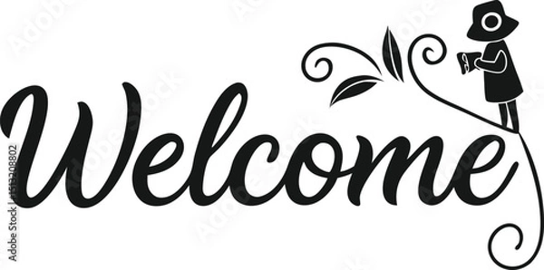 Fototapeta Welcome