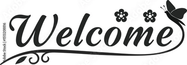 Fototapeta Welcome