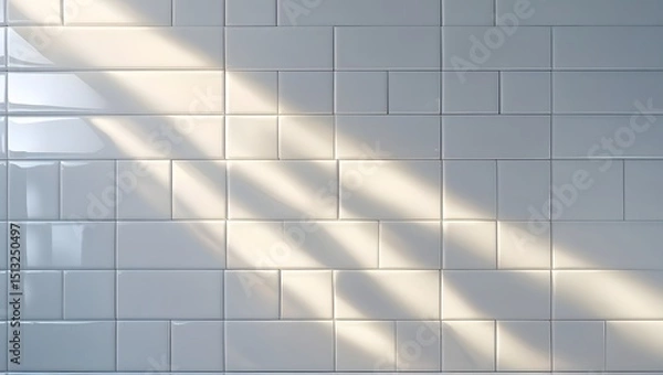 Obraz white brick wall