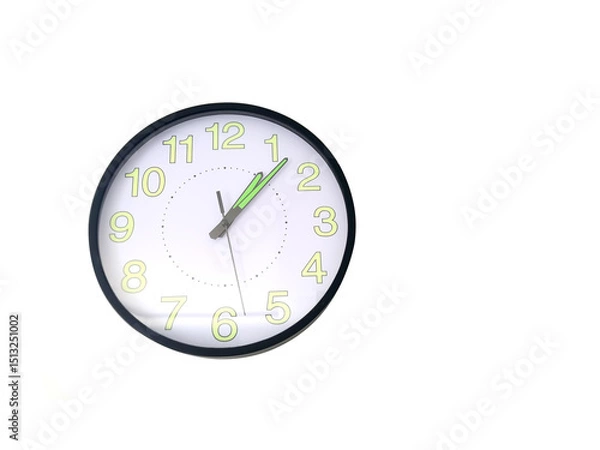 Fototapeta clock isolated on white