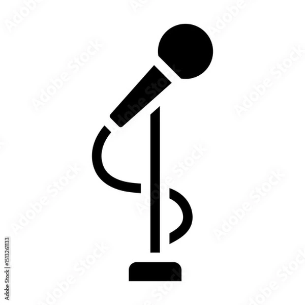 Fototapeta microphone icon