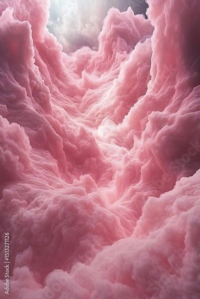 Obraz Pink cloudscape, surreal