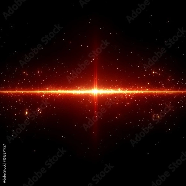 Obraz Bright, fiery celestial event