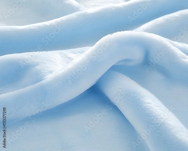 Obraz Light blue fabric texture close up