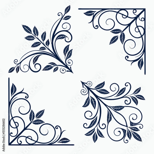 Obraz abstract floral background