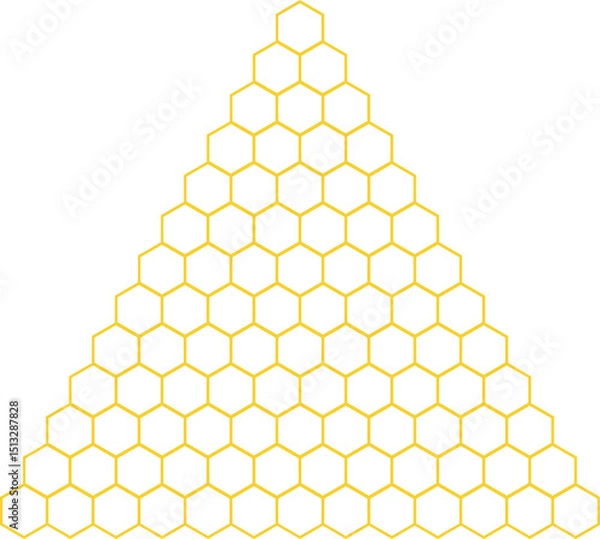 Obraz Yellow honeycomb