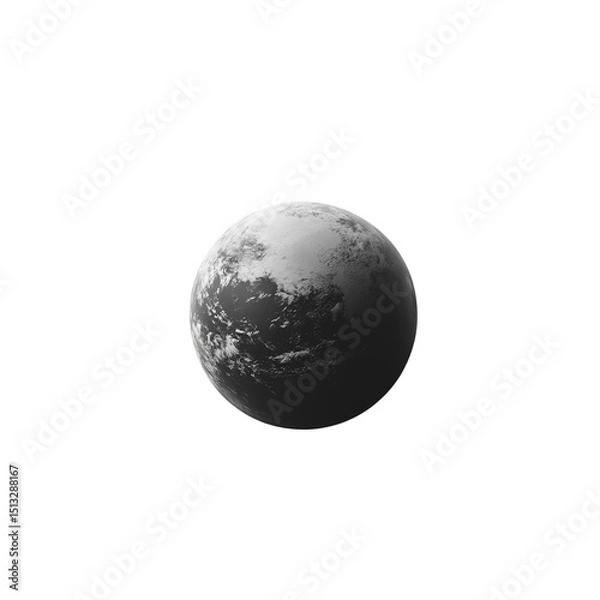 Obraz earth globe isolated on white