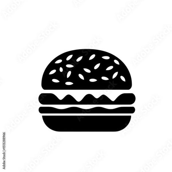 Obraz vector illustration of a hamburger