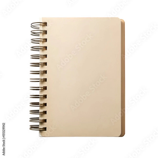 Fototapeta Sketchbook isolated on transparent background 