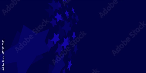 Obraz Stars pattern swatch. Seamless vector illustration. Scandinavian style
