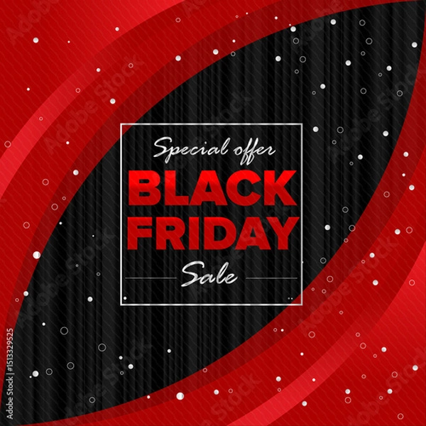 Obraz black friday paoster 