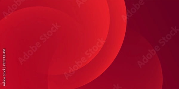 Fototapeta Red abstract background. Dynamic shapes composition. Eps01 vector