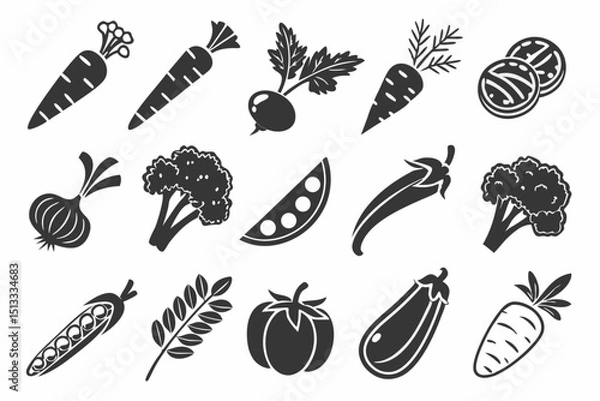 Obraz set of vegetables