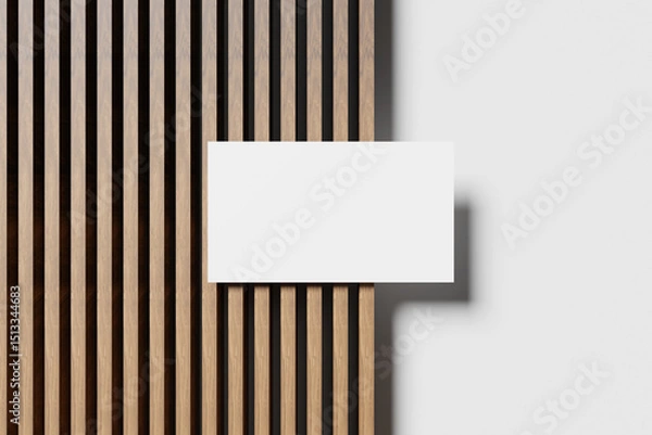 Obraz Realistic Business Card Mockup