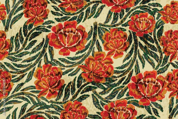 Fototapeta floral background or motif	