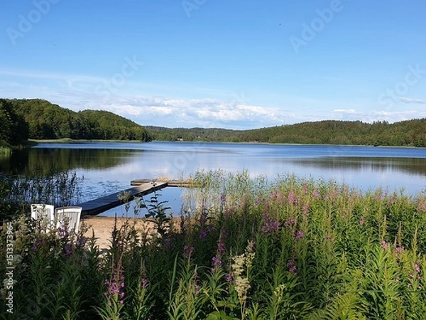 Fototapeta Kungsbacka Fjörd in Sweden 