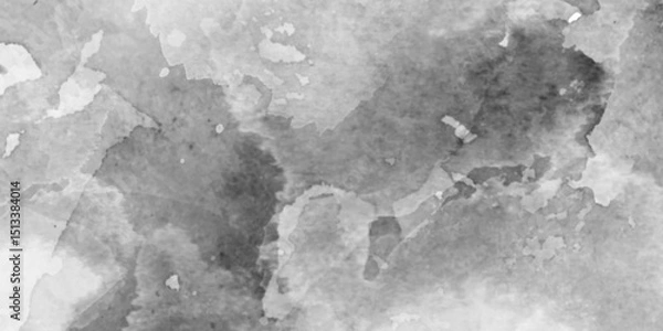Fototapeta abstract modern concrete wall Camouflage design background, beautiful black watercolor texture, gray bare cement watercolor wall texture background, black and white watercolor texture.