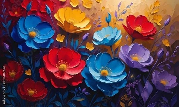 Fototapeta Flower wallpaper background