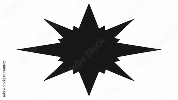 Fototapeta Star vector icon 